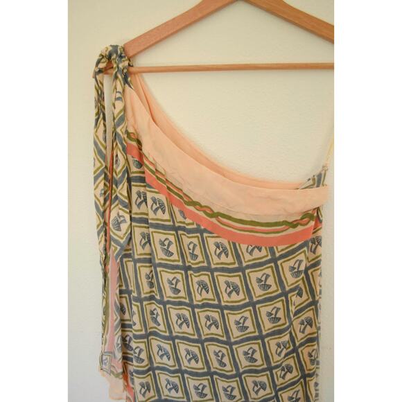 Farm Rio Mushroom Scarf Jumpsuit Medium Patterned Size M - Picture 4 of 8